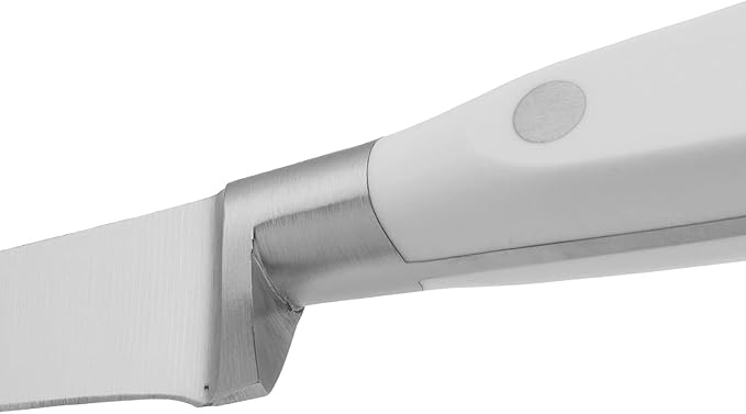 Arcos Forged Knife/Ham Knife 10 Inch Nitrum Stainless Steel and 250 mm blade. Ergonomic Polyoxymethylene POM Handle. Series Riviera Blanc. Thin blade with a characteristic smooth edge. Color White.