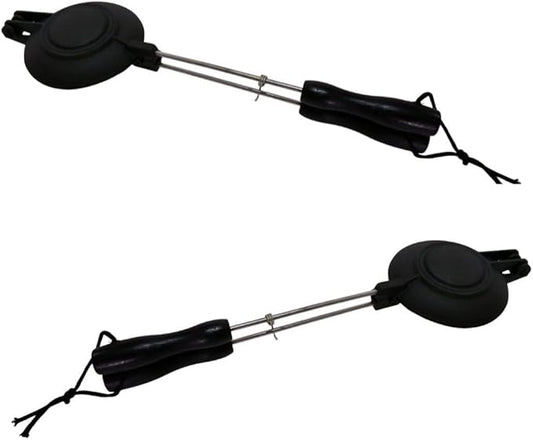 Lifespace Cast Iron Jaffle Irons/Pie or Sandwich Maker - 2 Pack