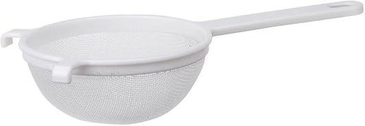 HIC Kitchen Double-Ear Fine Mesh Strainer, BPA-Free, 5.5-Inch, For Sifting Baking Ingredients, Straining, And Draining Soups, Sauces, And Stocks