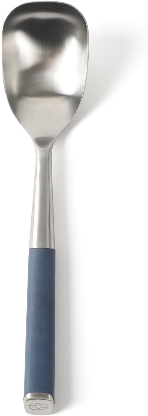 Calphalon Edge Stainless Steel Kitchen Spoon - Navy Blue