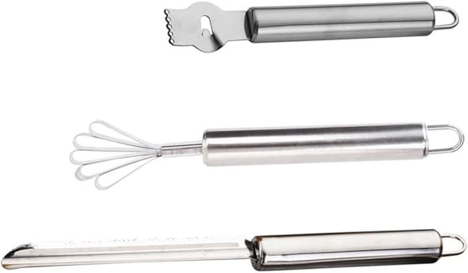 3pcs Manual Fruit Cheese Peeler Multi-functional Grater Lemon Zester Pineapple Coconut Slicer
