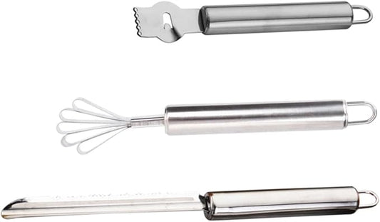 3pcs Manual Fruit Cheese Peeler Multi-functional Grater Lemon Zester Pineapple Coconut Slicer