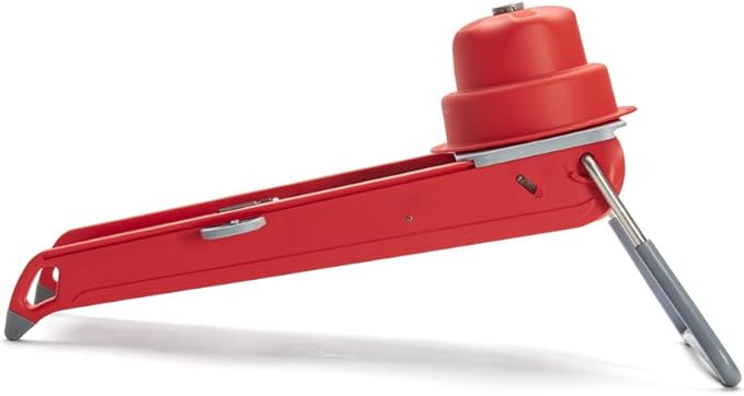 DE BUYER MANDOLINE SWING PLUS RED, Stainless Steel, 44.5 x 19.5 x 15 cm