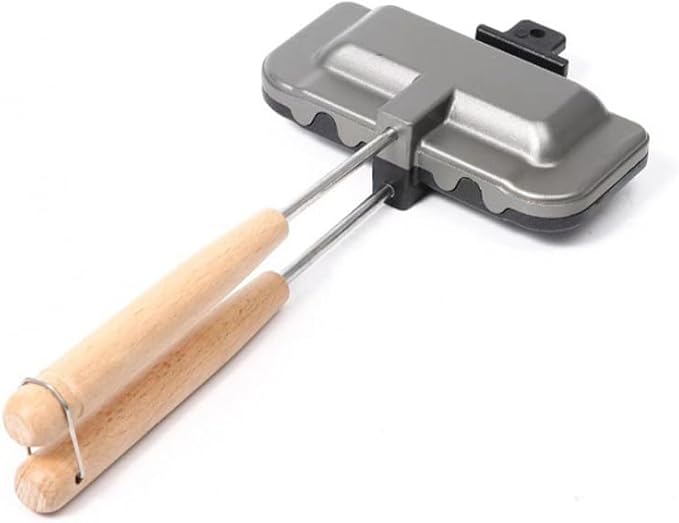 Hot Sandwich Maker, Double-Sided Hot Dog Toaster, Nonstick Sandwich Skillet, Double-Sided Sandwich Baking Pan for Breakfast Pancakes, Toast, Omelets