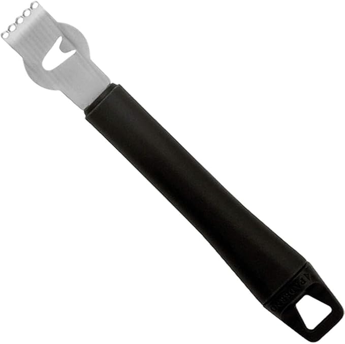 Paderno 48280-92 Lemon Stripper/Zester 6.625" L v-shaped indentation short blade