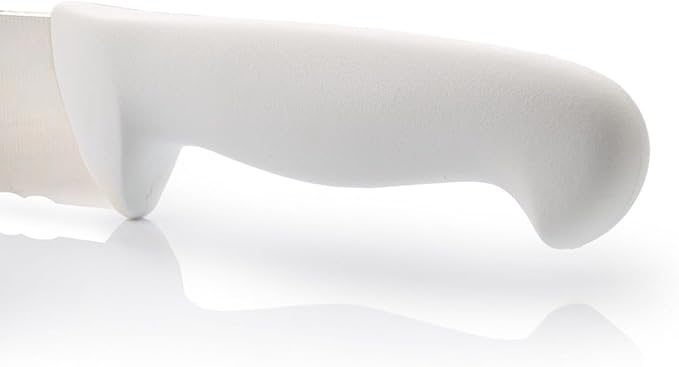 Arcos Pastry Knife/Cake Knife 10 Inches Nitrum Stainless Steel and 250 mm blade.Cut, section, and slice bases for cakes. Ergonomic Polypropylene. Handle Series 2900. Color White