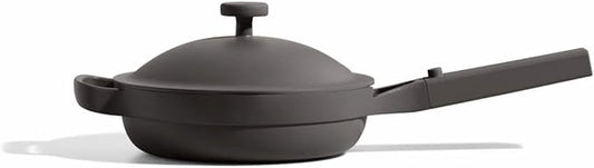 Our Place Mini Always Pan | 8.5" Ceramic Pan with Modular Lid & Beechwood Spatula | Patented 10-in-1 Nonstick, Non-Toxic Cookware Made Without PFAS | Induction & Oven-Safe up to 450°F | Char