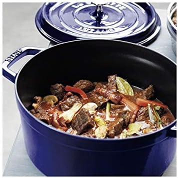 STAUB 40510-283-0 Cocotte Round 24cm Dark Blue