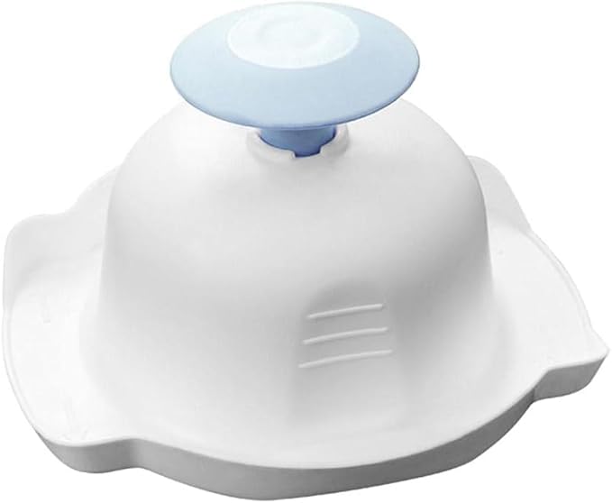 Blue Food Safety Holder for Mandolin Slicer or Grater,Finger Anti-Cut Protectors for Vegetable Grater, Peelers and Slicers,Food Slicer Cutter Finger Guard for Mandoline Slicer Graters Cutting