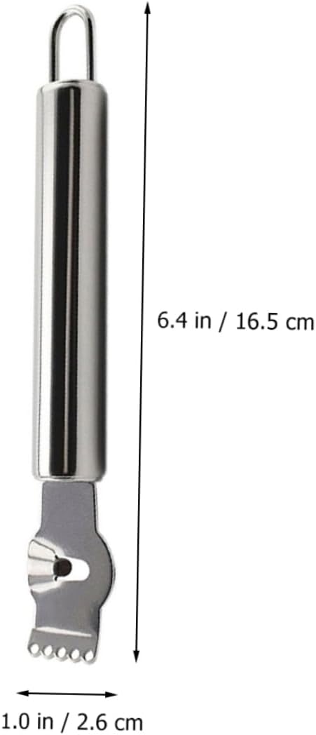 IMIKEYA 2pcs Stainless Steel Lemon Zester Orange Peeler Multi-functional Grater for Fruits and Vegetables Easy to Clean Comfortable Handle for Baking and Cooking