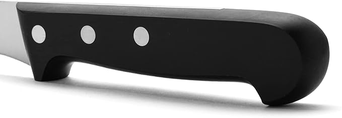 Arcos Boning Knife 6 Inch Nitrum Stainless Steel and 160 mm blade. Professional Butcher Knife to Slice Bones from Meat. Ergonomic Polypropylene Handle. Series Universal. Color Black