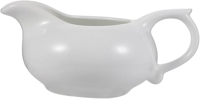 Sauce Dispenser Ceramic Gravy Boat Sauce Cup for Home Restaurant Catering Service