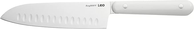 BergHOFF Spirit 7Pc Knife Block Set, Kitchen Knives, Wood Block, Stainless Steel Sharp Blade, Anti-skid Base, Strong Magnet for Scissors