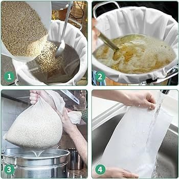 Nut Milk Bag - Big 17.7"X11.8" Commercial Grade - Reusable Almond Milk Bag & All Purpose Food Strainer - Fine Mesh Nylon Cheesecloth & Cold Brew Coffee Filter (L45x30cm+cylinder-2pcs, 1 Set)