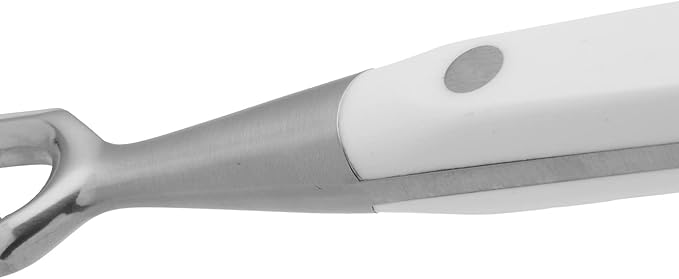 ARCOS Forged Carving Fork 7 Inch Nitrum Stainless Steel. Useful utensil for chopping roast meat with a carving knife. Series Riviera Blanc