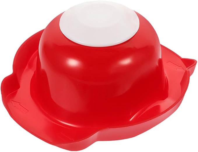 Garneck Food Safety Holder for Mandolin Slicer or Grater, Finger Anti-Cut Protectors for Vegetable Grater Peelers Food Slicer Cutter Finger Guard for Mandoline Slicer Cutting Red