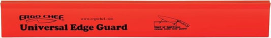 Ergo Chef Universal Knife Blade Edge Guard 7.5 Inch x 1 Inch for Knives Up To 7.5 Inch Blades, Durable BPA-Free Sturdy Plastic, Knife Protector (Red)