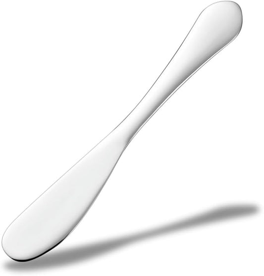 Terra Distribution Copper Butter Knife Spreader [ Made in Japan ] Superb Thermal Conductivity for Effortless Slicing and Spreading (Silver)