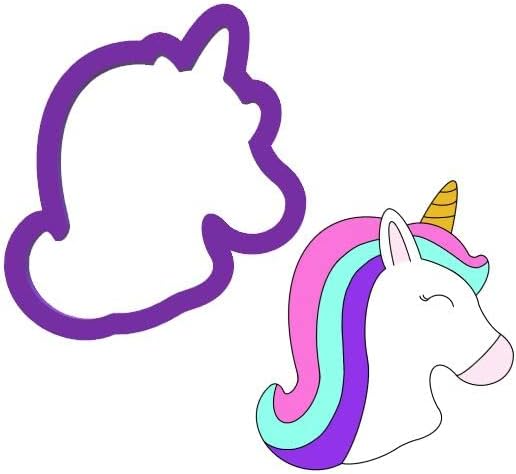 Unicorn Head Cookie Cutter - Animal Cookie Cutters