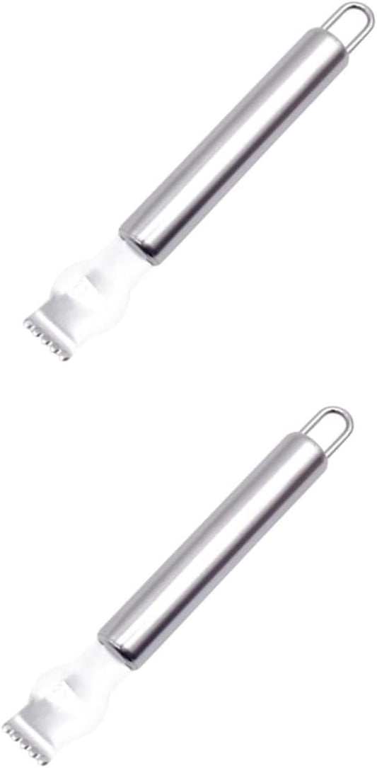 2pcs Stainless Steel Lemon Peeler Zester Citrus Scraper Fruit Grater Home Kitchen Tool