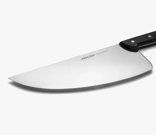Arcos Fishmonger Knife 13 Inch Nitrum Stainless Steel. Ergonomic Polyoxymethylene POM Handle and 320 Blade.Flexible blade and a smooth edge. Series Universal. Color Black.