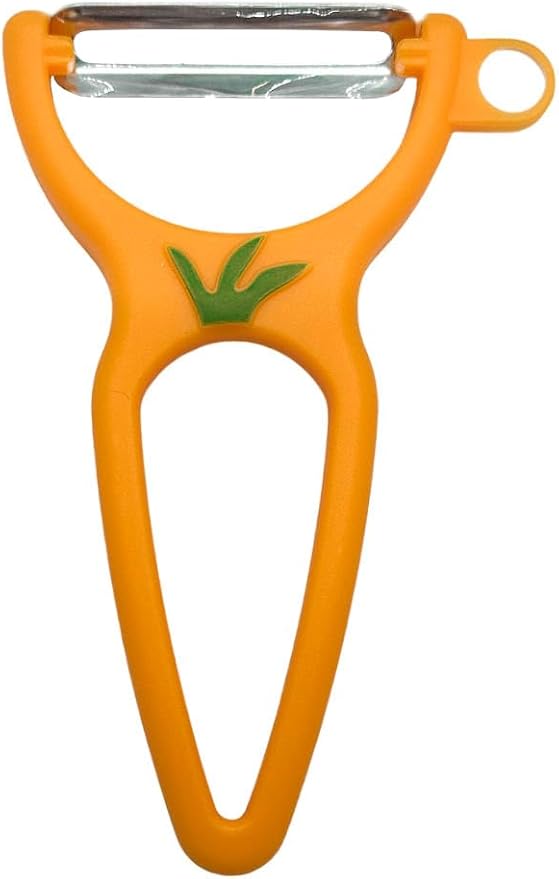 Original Vegetable Shaped Peelers w/Steel Blade, Multiple Colors Available (3)