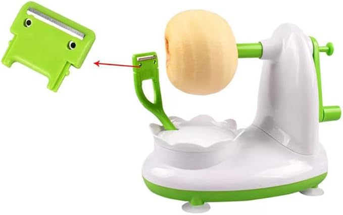 4 Pack Apple Peeler Blades Replacement Spare Parts Spring Loaded Arm Peeling Blade for Apple Peelers Corer Pear Photato Slicer Repair Green Color