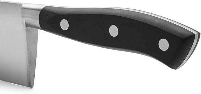 Arcos Forged Chef Knife 12 Inch Stainless Steel. Multi-use Professional Cooking Knife for Cutting Meat and Vegetables. Ergonomic Polyoxymethylene Handle and 300mm Blade. Series Riviera. Color Black
