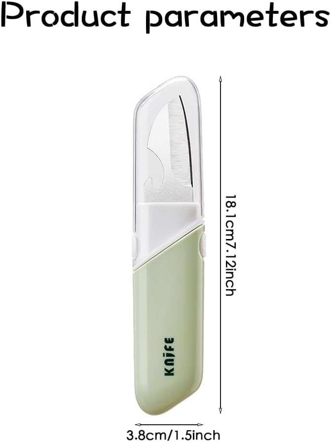 Peeler and Fruit Knife 5-in-1, Portable for Home, Dorm, and Office Use, Foldable with Bottle Opener.