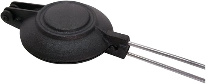 Lifespace Cast Iron Jaffle Irons/Pie or Sandwich Maker - 2 Pack