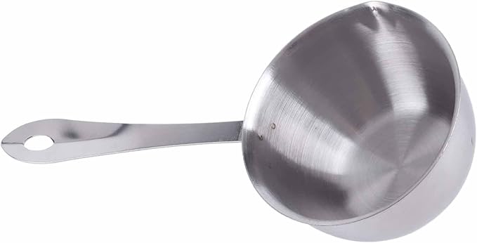 Stainless Steel Butter Warmer Pot - Induction Bottom Milk Hot Pot with Cool Handle | Perfect for Melting Butter, Heating Sauces & More (300ML)