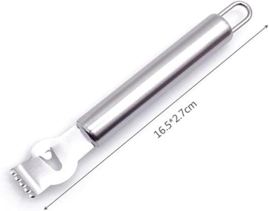 Stainless Steel Lemon Peeler and Orange Zester Tool Ergonomic to Clean for Home Kitchen Citrus Preparation