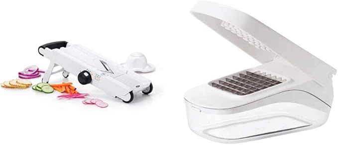 OXO Good Grips V-Blade Mandoline Slicer and Vegetable Chopper Bundle