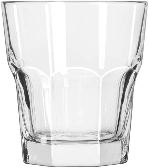 Libbey Gibraltar DuraTuff Rocks Glasses, 10-Ounce, Set of 12, Durable Restaurant-Quality Whiskey and Cocktail Glassware, Dishwasher Safe