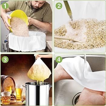 Nut Milk Bag - Big 17.7"X11.8" Commercial Grade - Reusable Almond Milk Bag & All Purpose Food Strainer - Fine Mesh Nylon Cheesecloth & Cold Brew Coffee Filter (L45x30cm+cylinder-2pcs, 1 Set)