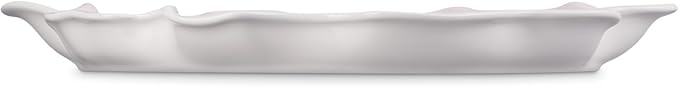 Le Creuset Stoneware Iris Cpllection Serving Platter, 14", Shell Pink