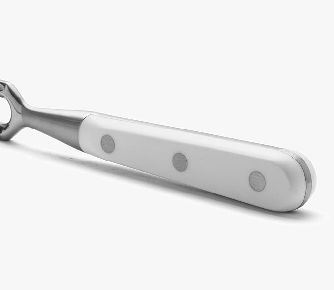 ARCOS Forged Carving Fork 7 Inch Nitrum Stainless Steel. Useful utensil for chopping roast meat with a carving knife. Series Riviera Blanc