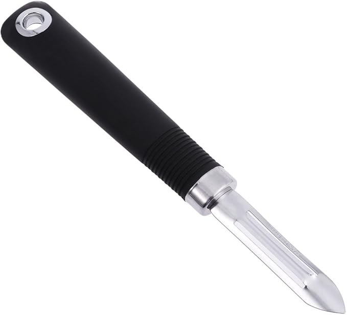 Multifunctional Stainless Steel Peeler Tool Non Swivel Design for Fruits Vegetables Kitchen Gadget for Carrots Potatoes Cucumbers Apples and More Space Saving