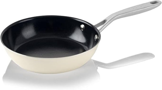 ValenCera TeChef Collection 8" Ceramic Nonstick Frying Pan Skillet, Nontoxic - Free of PFAS, PFOA, PTFE, Made in Korea (8-in)