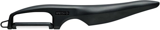 Kyocera Advanced Ceramic Vertical Double Edge Blade Peeler, Black