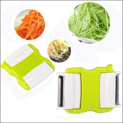 WOIWO Multi-Functional Kitchen Household Stainless Steel Blade Vegetable Grater Zester