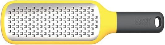 Joseph Joseph 20169 GripGrater Paddle Grater with Easy-grip Handle, Coarse Stainless-Steel Blades, Yellow