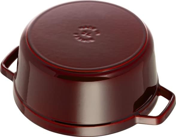 STAUB 40509-357-0 Cocotte Round 24cm Grenadine red