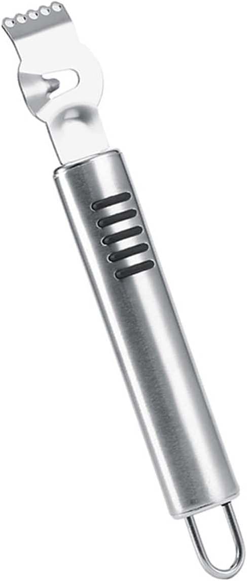 Stainless Steel Fruit Peeler Ergonomic Citrus Zester for Kitchen Tool, Lemon Scraper