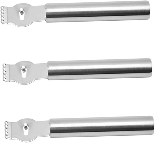 3pcs Stainless Steel Zester Grater for Fruits Vegetables Cheese Multi-functional Kitchen Tools with Comfortable Grip for Easy Use