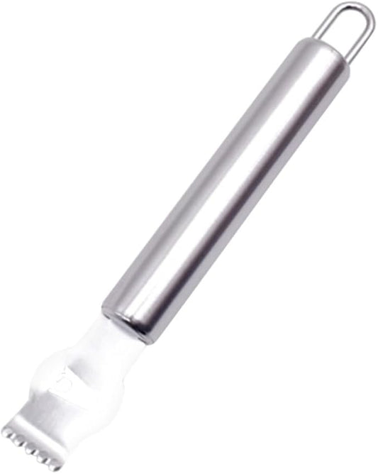 Stainless Steel Lemon Peeler and Orange Zester Tool Ergonomic to Clean for Home Kitchen Citrus Preparation