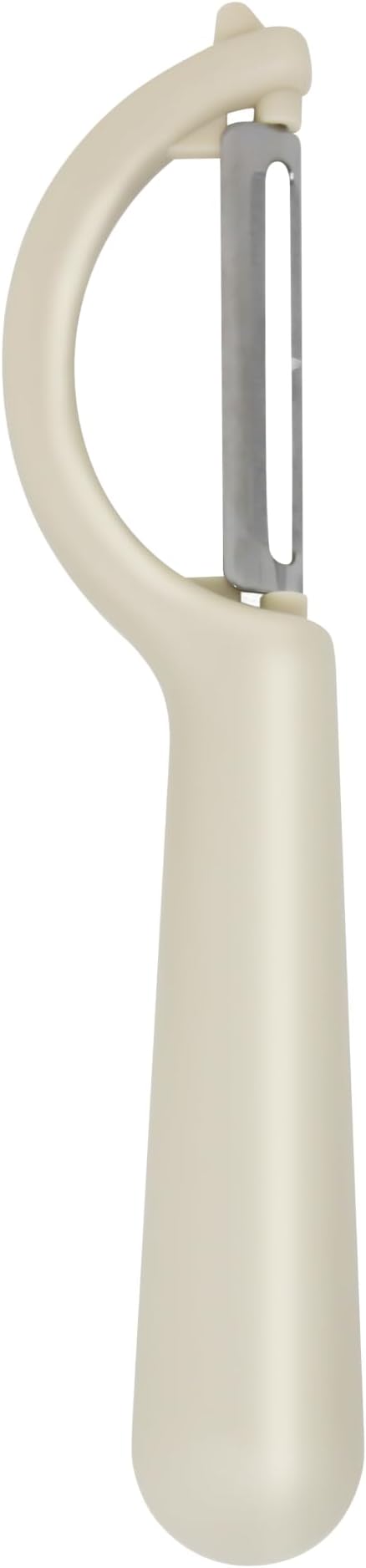 Swivel Vegetable Peeler with Built-in Eye Remover – Stainless Steel Blade with Comfortable Handle, Fruit and Vegetable Slicer, Potato and Carrot Cutter – Kitchen Tools & Accessories – Cream
