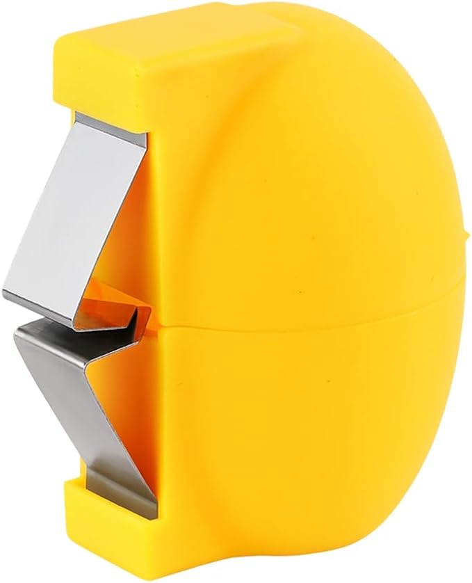 Stainless Steel Egg Shell Cutter, 2026 Handheld Opener for Raw & Hard Boiled Eggs, Easy Cracking & Peeling Kitchen Tool (1, Yellow)