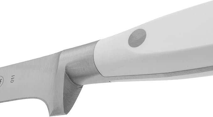 Arcos Boning Knife 5 Inch Nitrum Stainless Steel and 130 mm blade. Professional Butcher Knife to Slice Bones from Meat. Ergonomic Polypropylene Handle. Series Riviera Blanc. Color White
