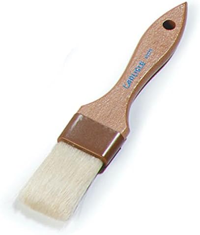 SPARTA, 1.5" Flat Boar Bristle Brush, Pastry Brush, Basting Brushes for Kitchen, Bakery, and Kitchen, Boar Hair, Brown